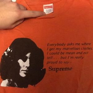 Supreme mean tee